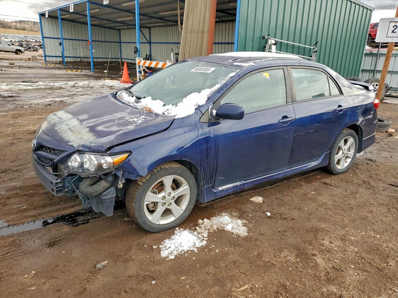 2011 TOYOTA COROLLA BASE — FRONT END damage — photo 1