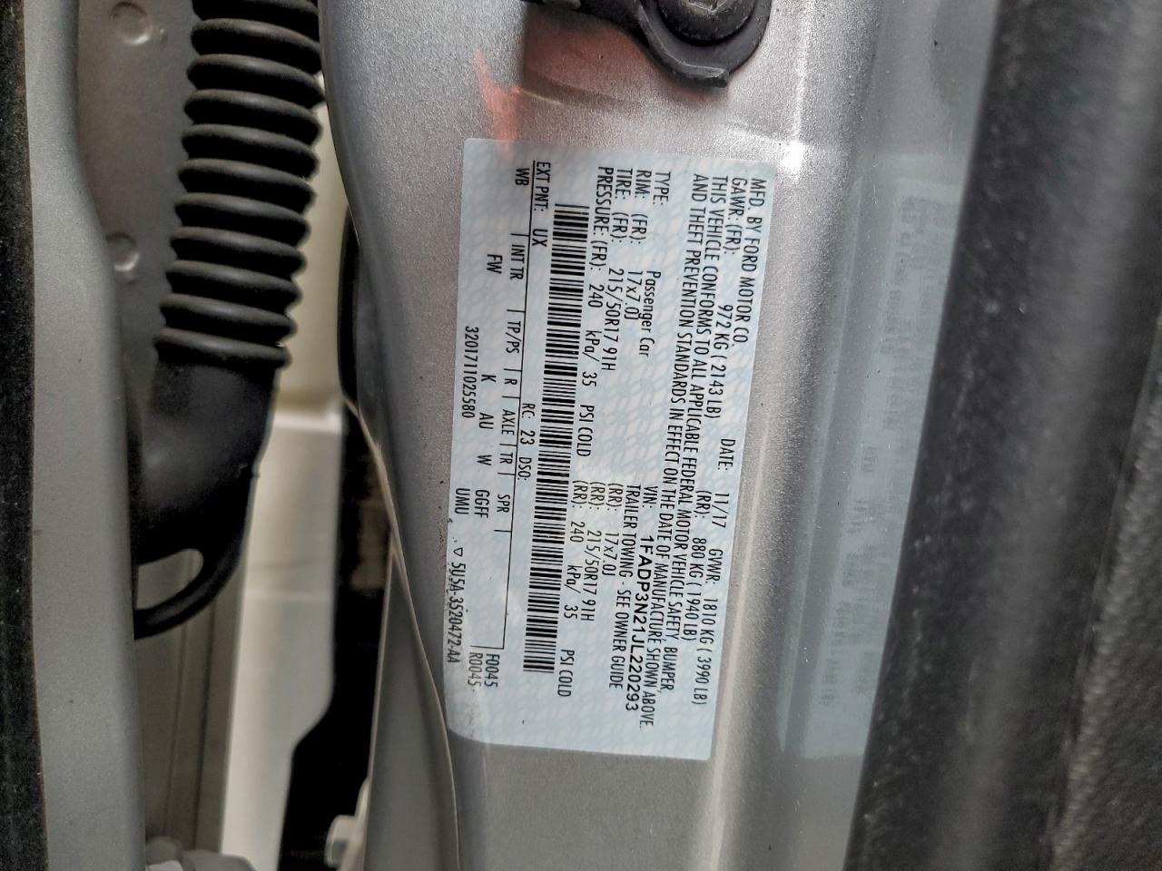 2018 FORD FOCUS TITANIUM photo 12