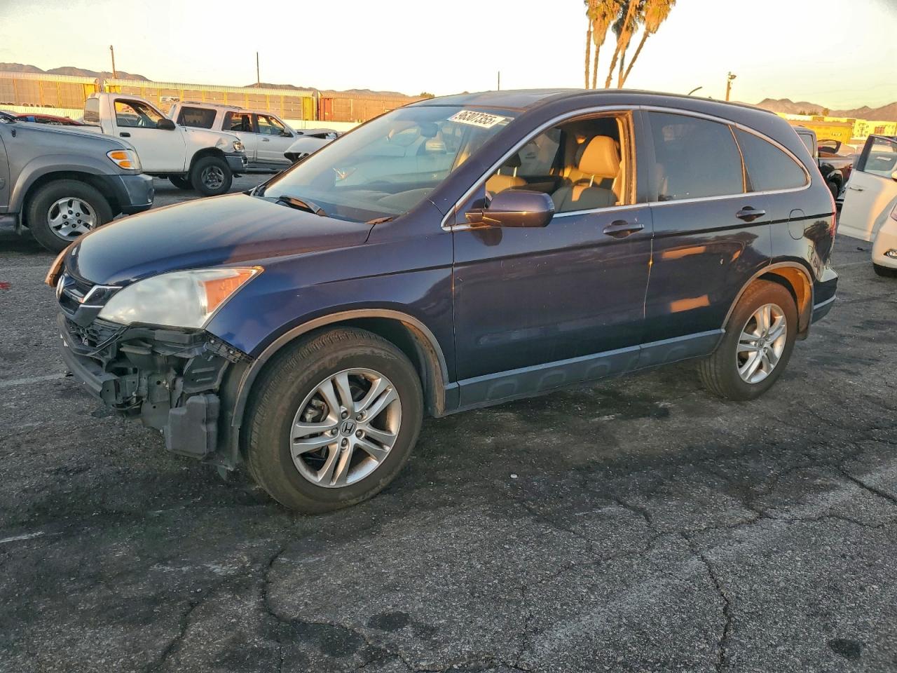 2010 HONDA CR-V EXL — FRONT END damage — photo 1