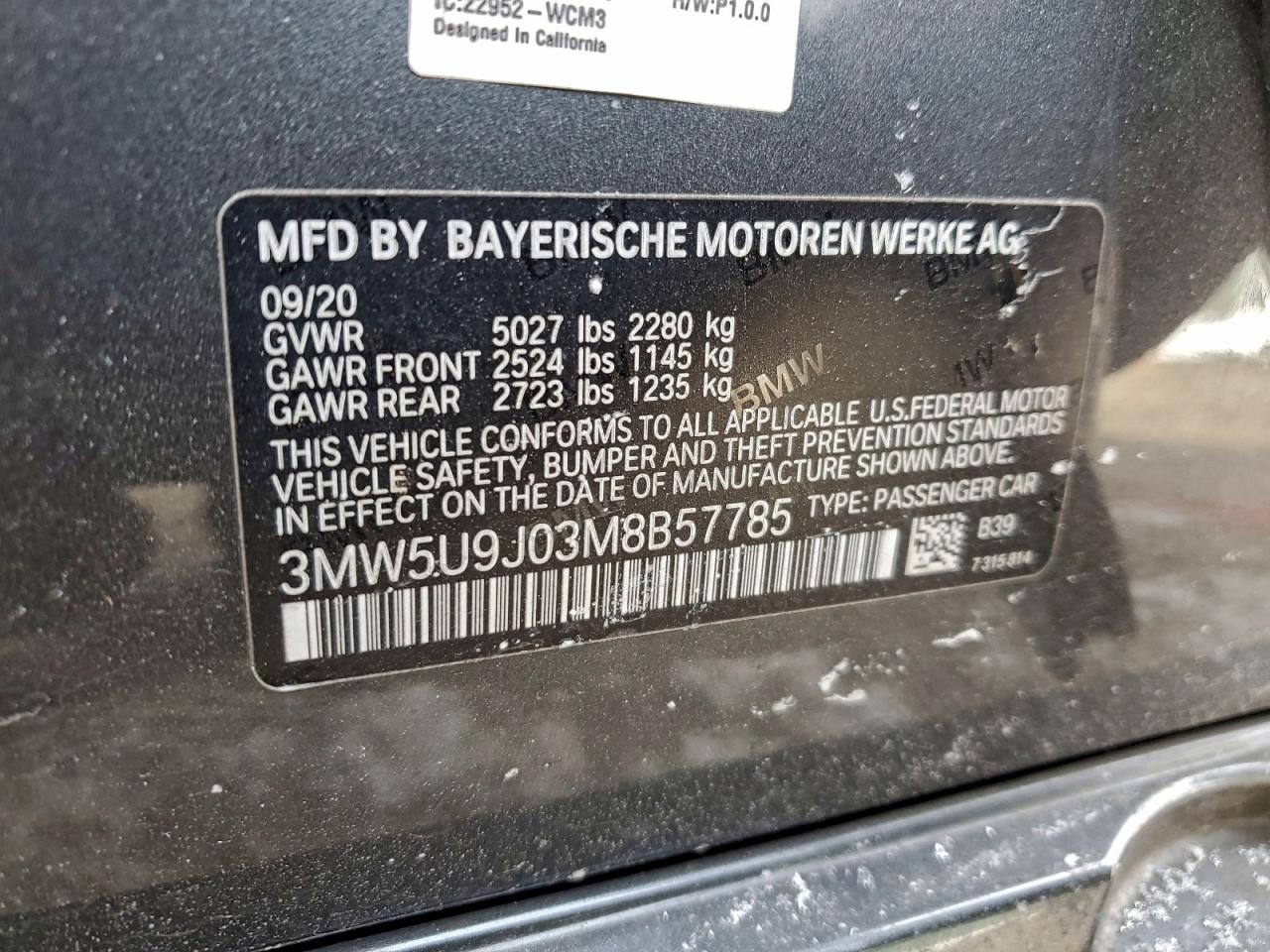 2021 BMW M340XI photo 12