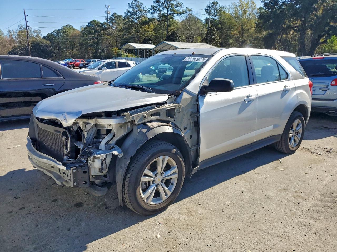 2015 CHEVROLET EQUINOX LS — FRONT END damage — photo 1