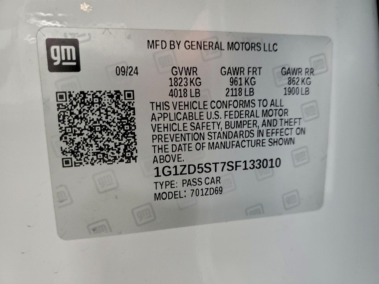 2025 CHEVROLET MALIBU LT photo 12