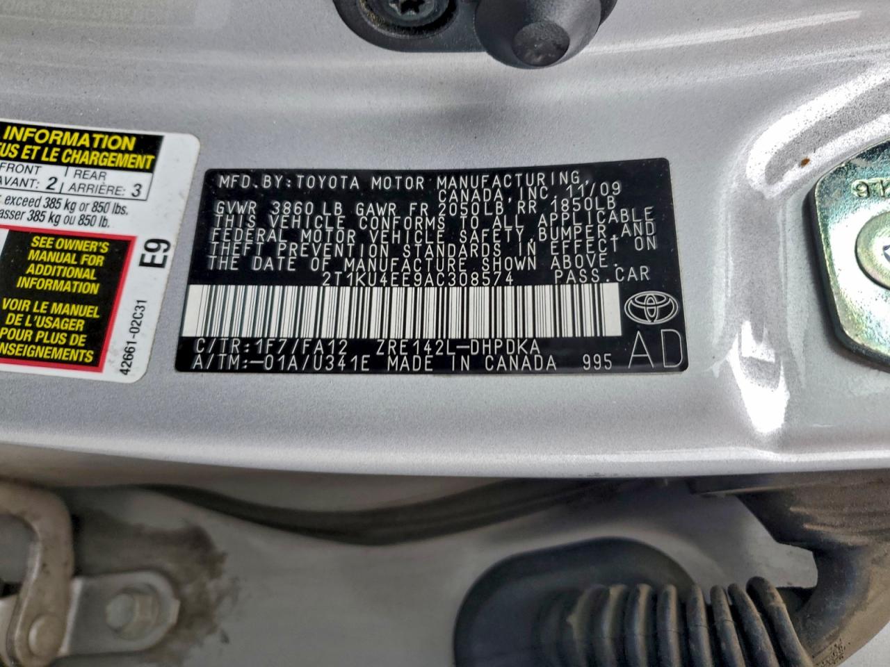 2010 TOYOTA COROLLA MATRIX photo 25