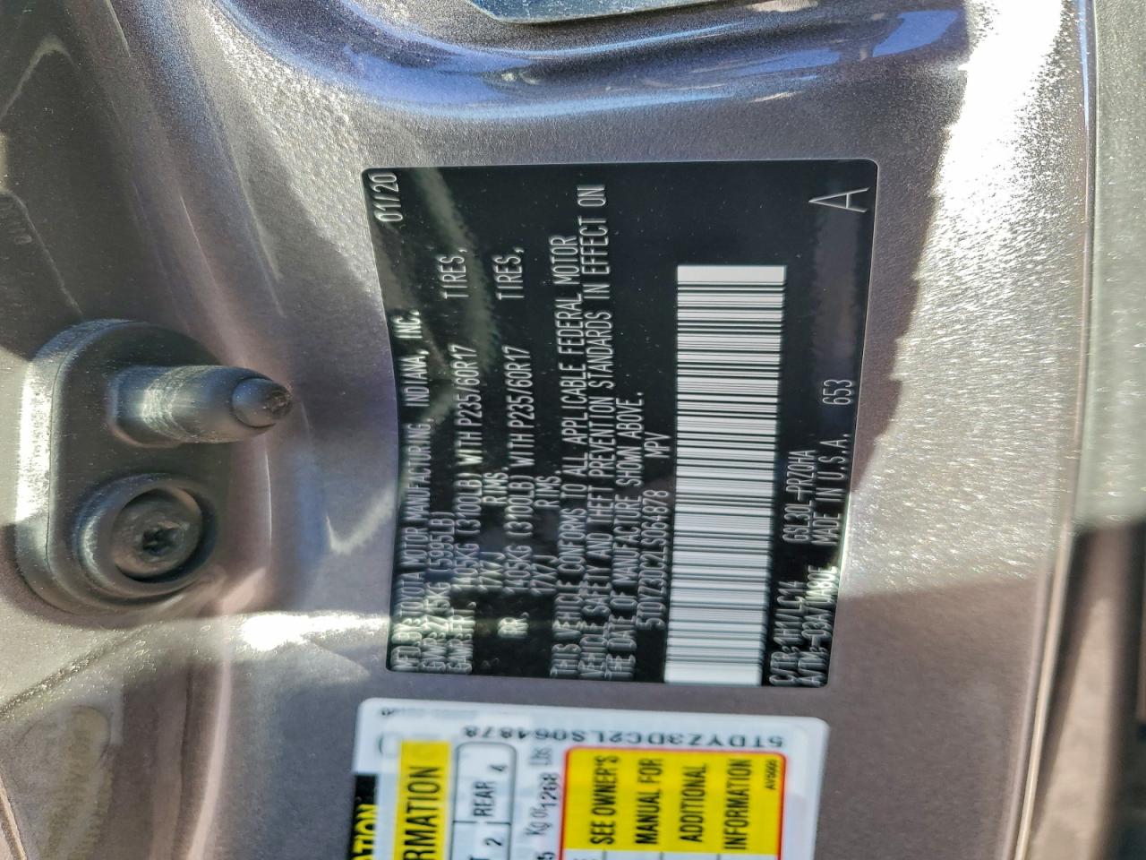 2020 TOYOTA SIENNA XLE photo 13