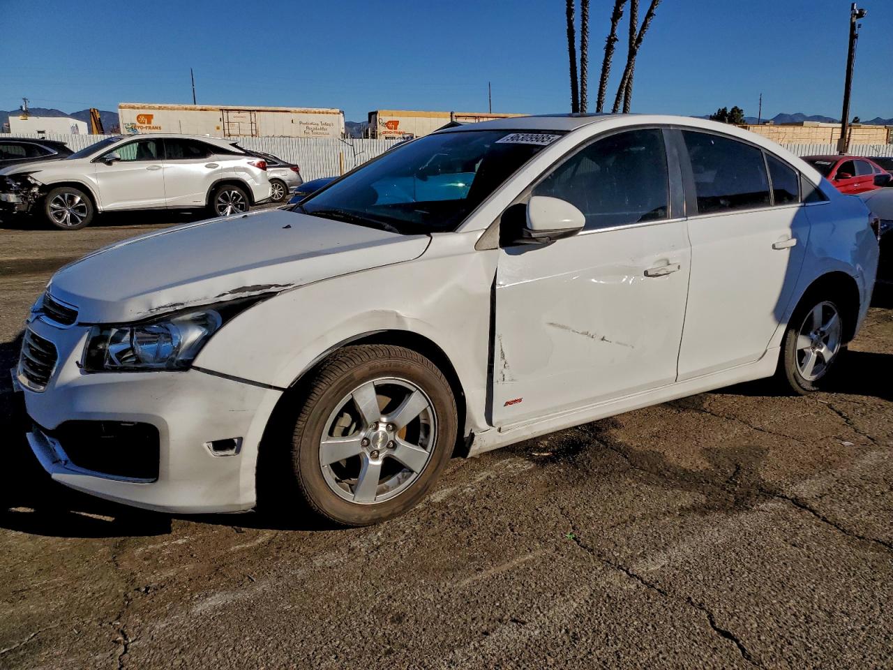 2015 CHEVROLET CRUZE LT — SIDE damage — photo 1