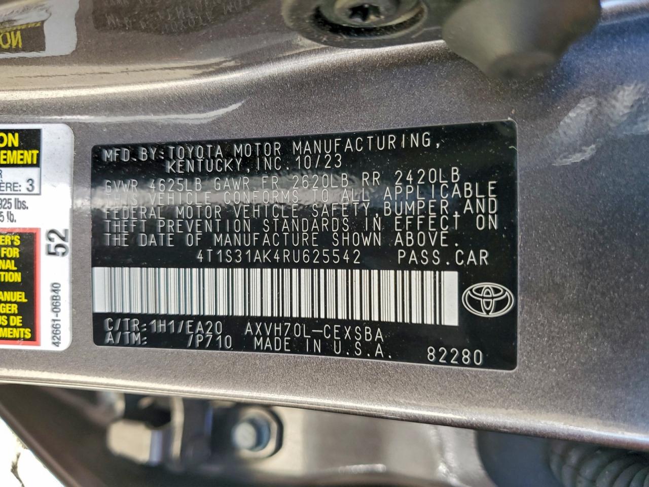 2024 TOYOTA CAMRY SE NIGHT SHADE photo 25
