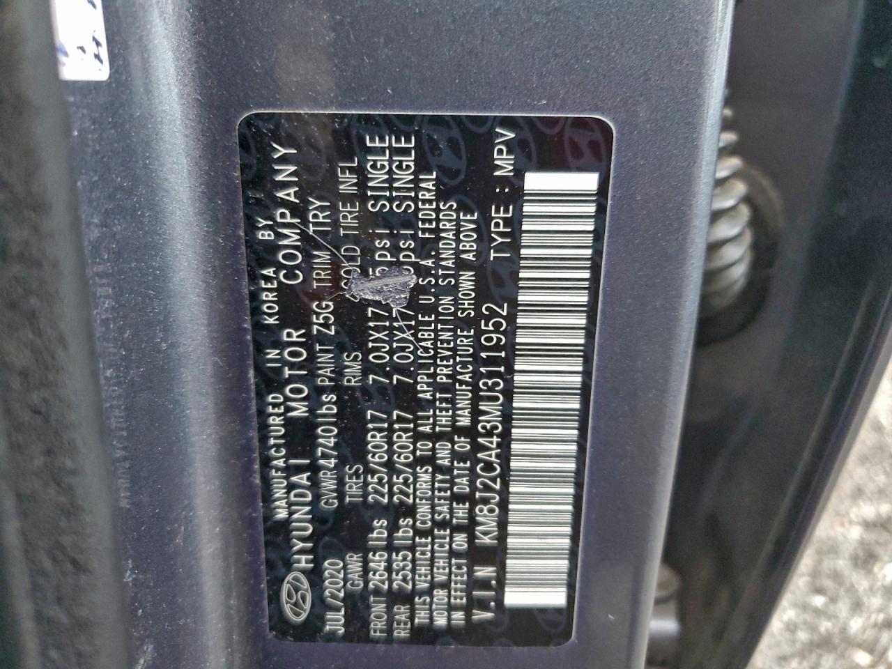 2021 HYUNDAI TUCSON SE photo 13
