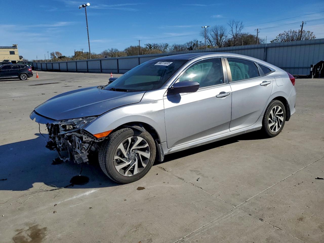 2017 HONDA CIVIC EX — FRONT END damage — photo 1