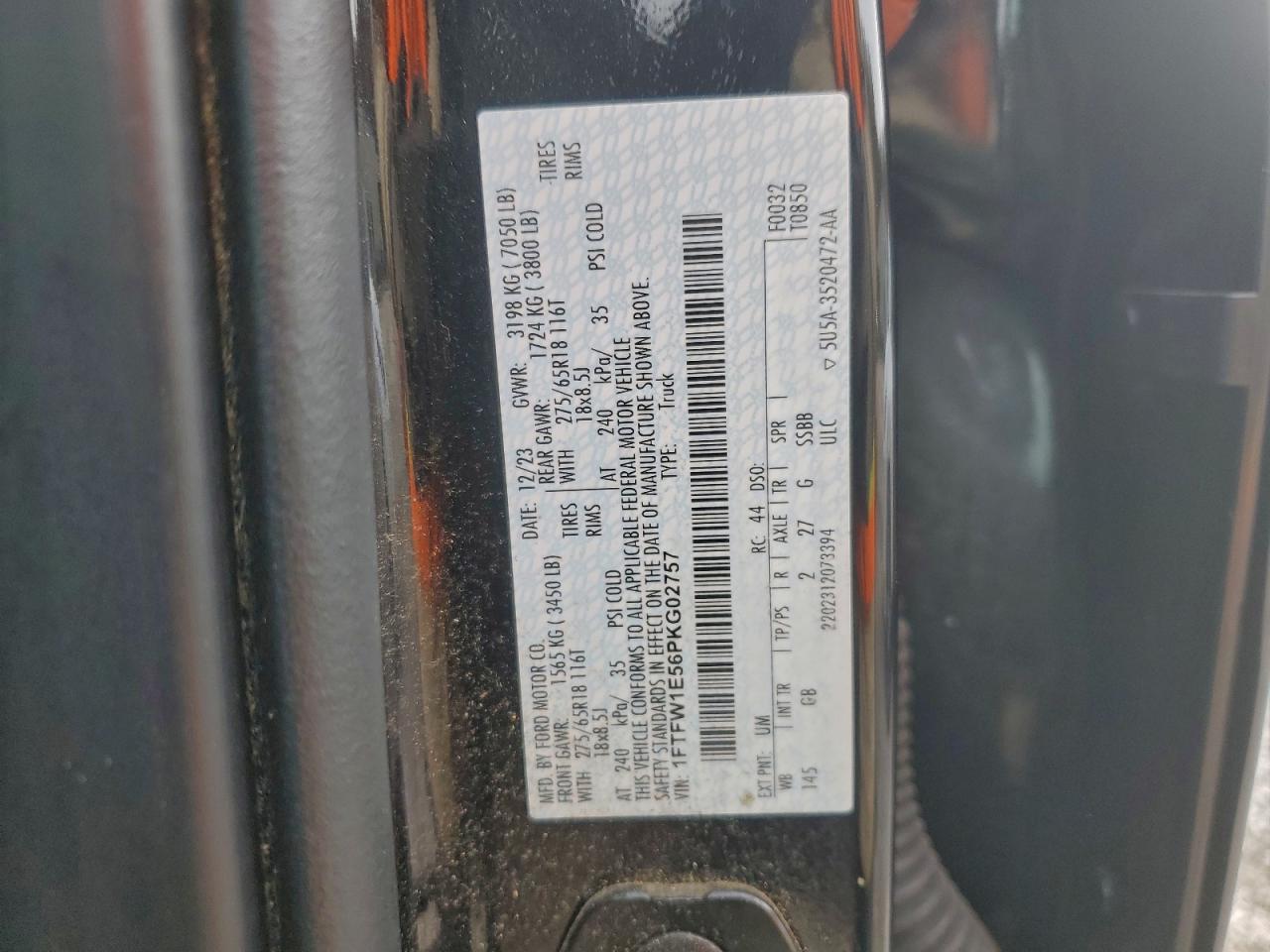 2023 FORD F150 SUPERCREW photo 23