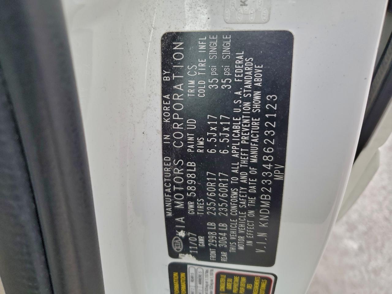 2008 KIA SEDONA EX photo 27