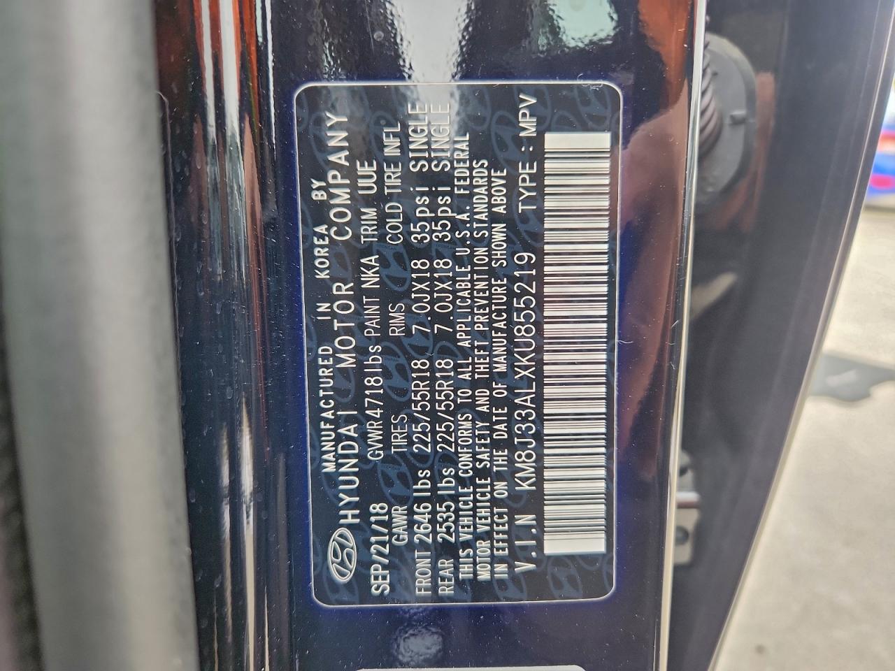 2019 HYUNDAI TUCSON LIMITED photo 40