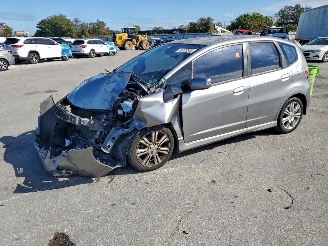 2009 HONDA FIT SPORT — FRONT END damage — photo 1