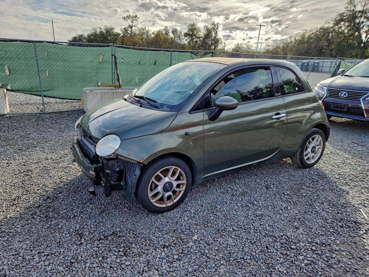 2012 FIAT 500 POP — FRONT END damage — photo 1