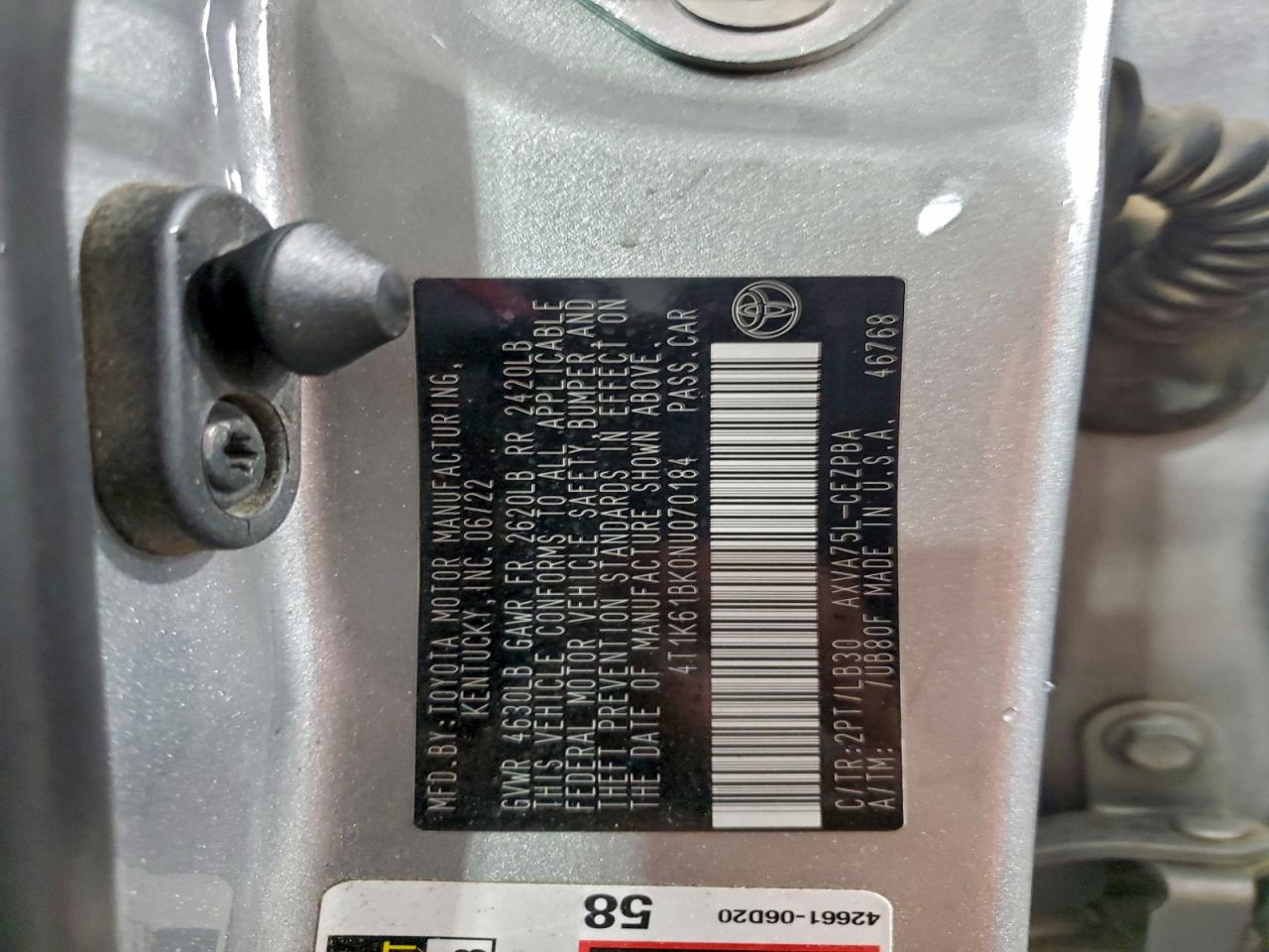 2022 TOYOTA CAMRY XSE photo 12