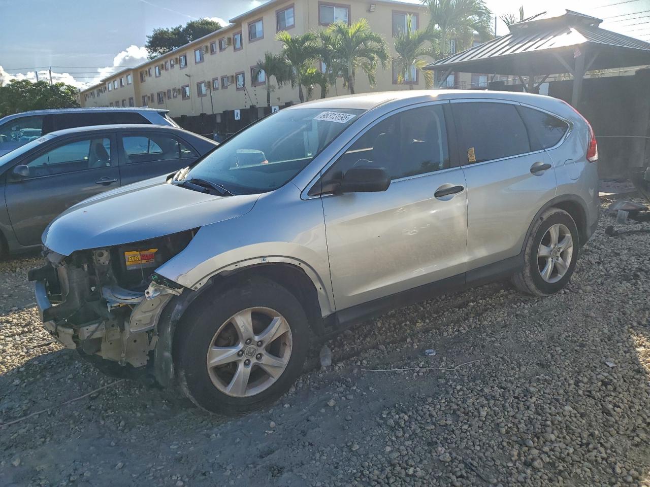 2012 HONDA CR-V LX — FRONT END damage — photo 1