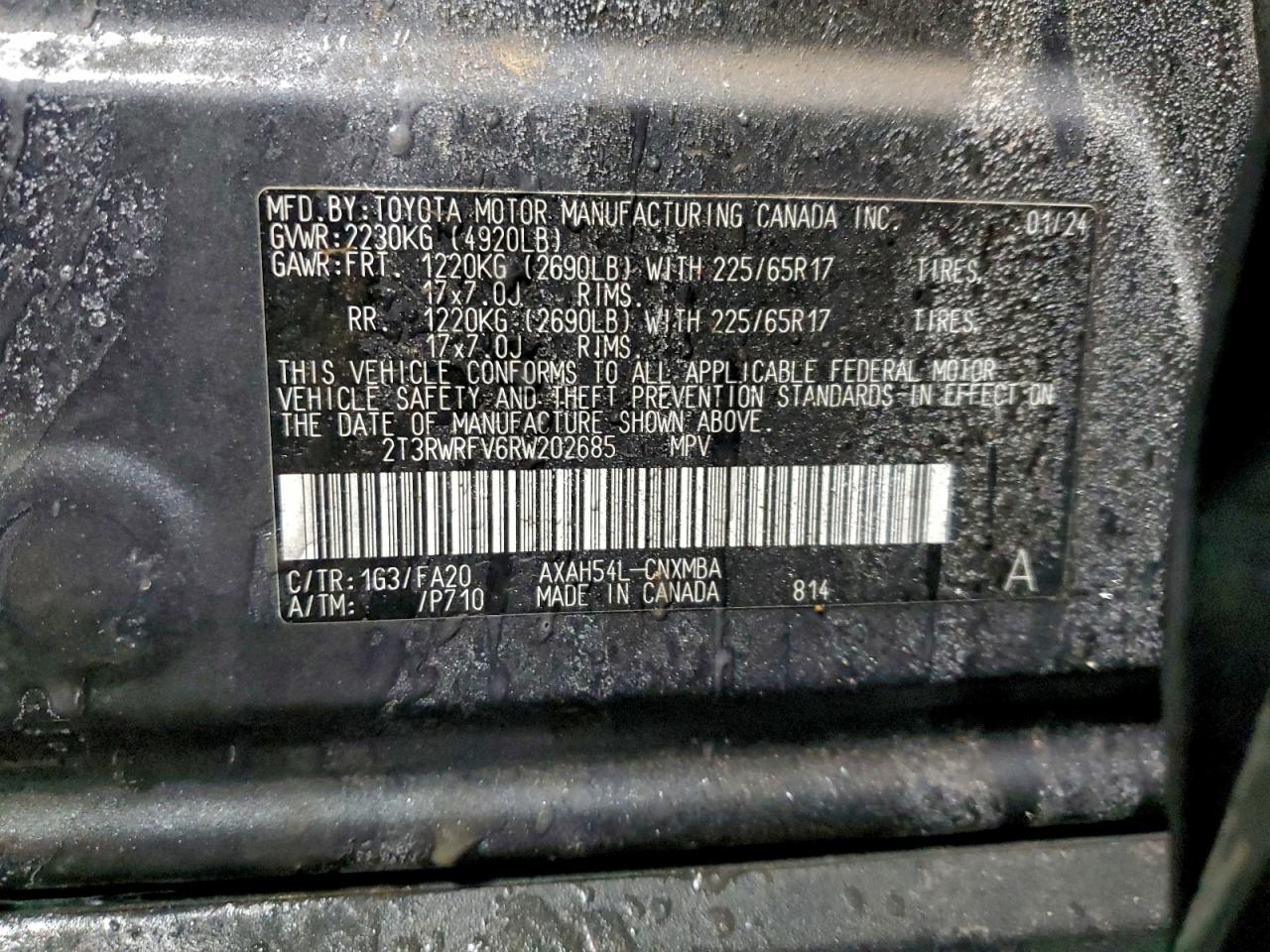 2024 TOYOTA RAV4 XLE photo 13