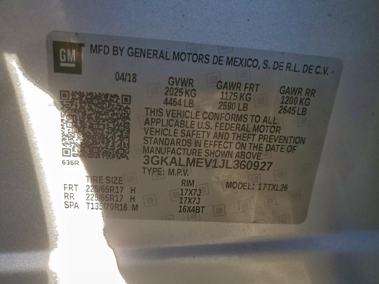 2018 GMC TERRAIN SLE photo 14