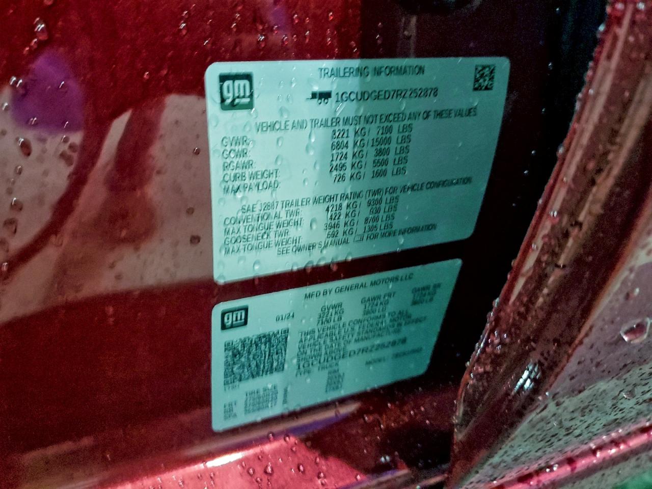 2024 CHEVROLET SILVERADO K1500 LTZ photo 12
