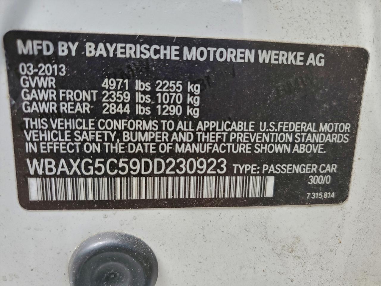 2013 BMW 528 I photo 12