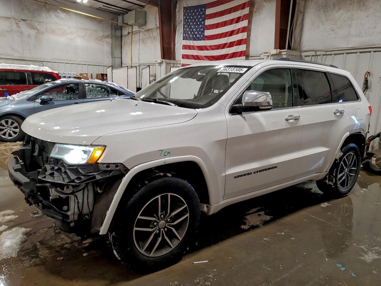 2018 JEEP GRAND CHEROKEE OVERLAND — FRONT END damage — photo 1