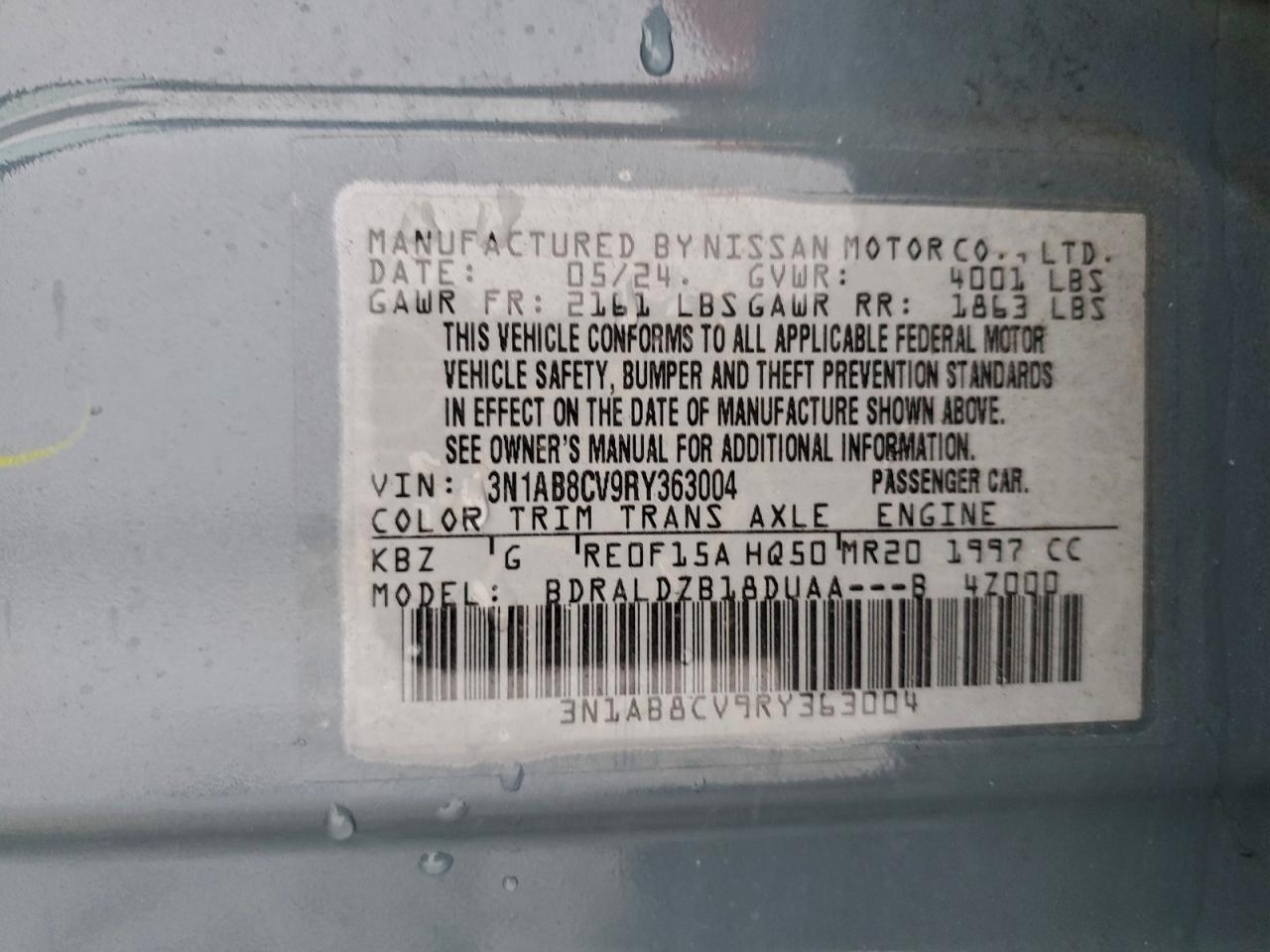 2024 NISSAN SENTRA SV photo 12