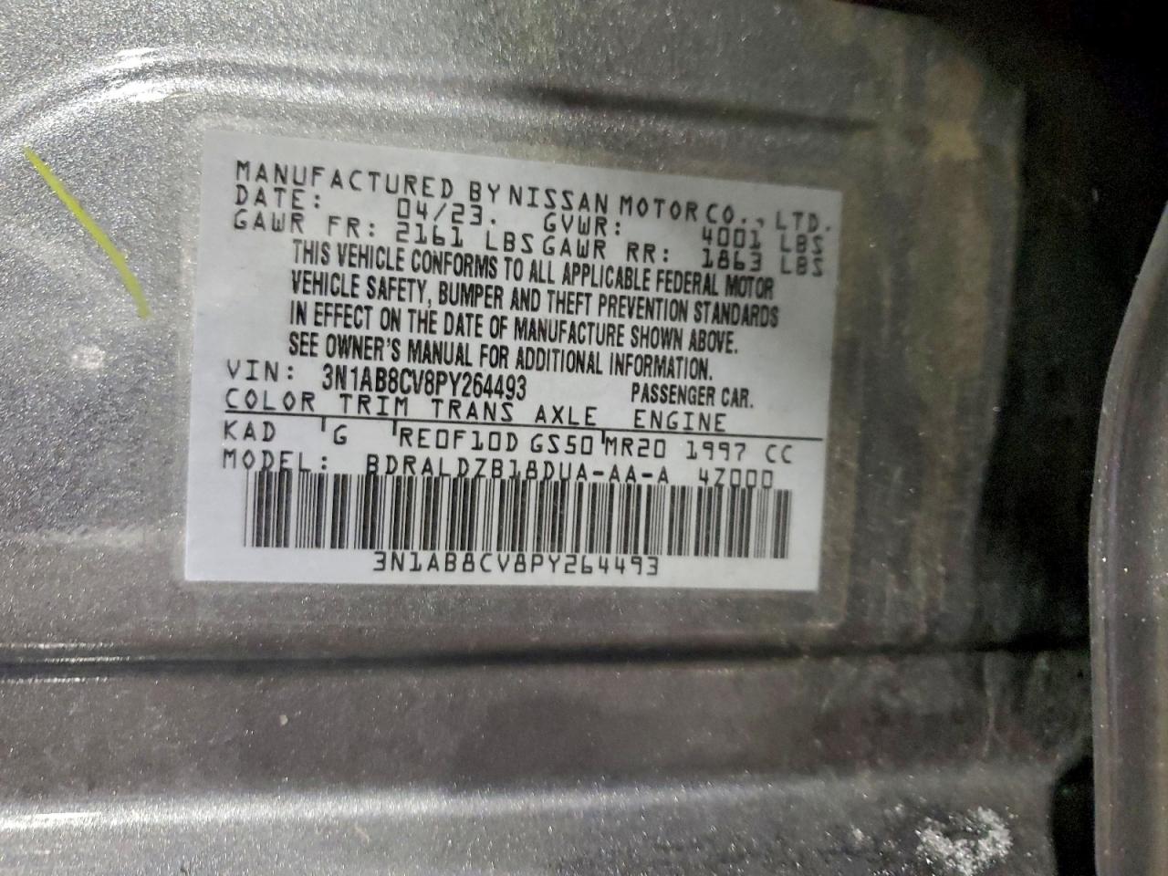 2023 NISSAN SENTRA SV photo 12