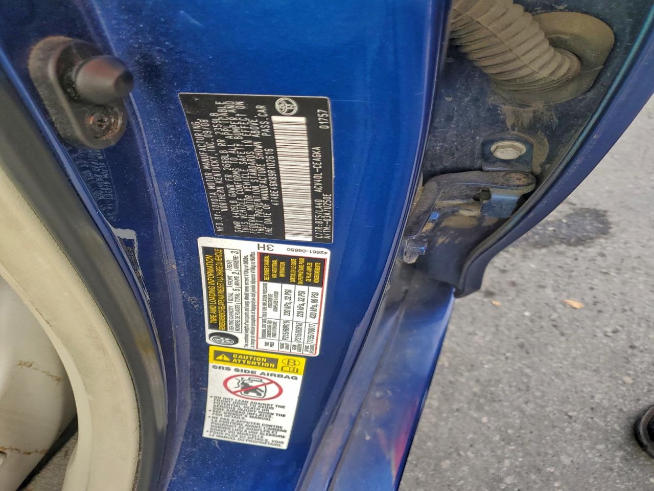 2009 TOYOTA CAMRY BASE photo 25