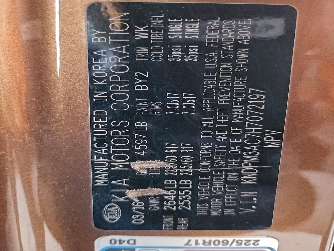 2017 KIA SPORTAGE LX photo 13