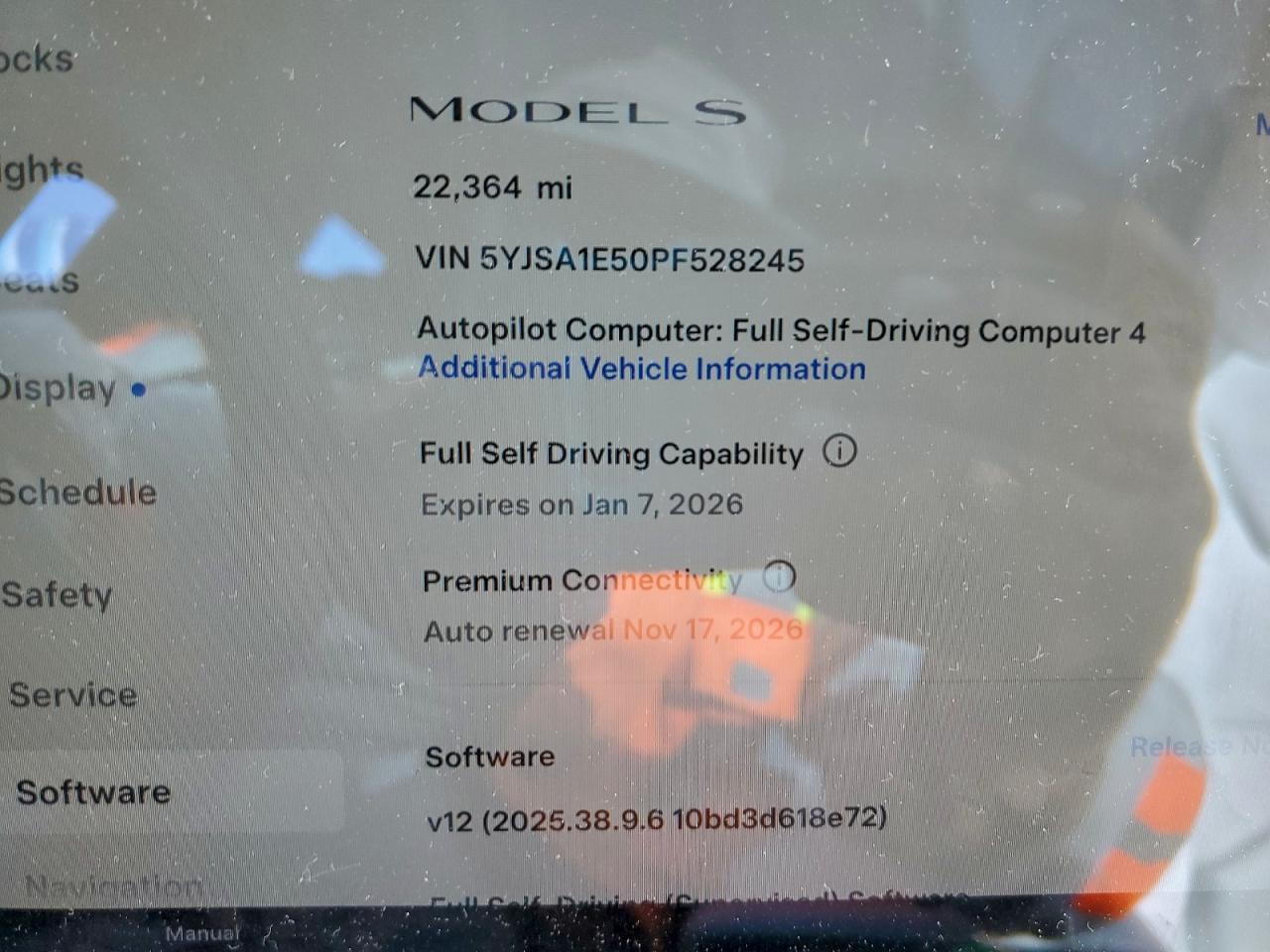 2023 TESLA MODEL S photo 9