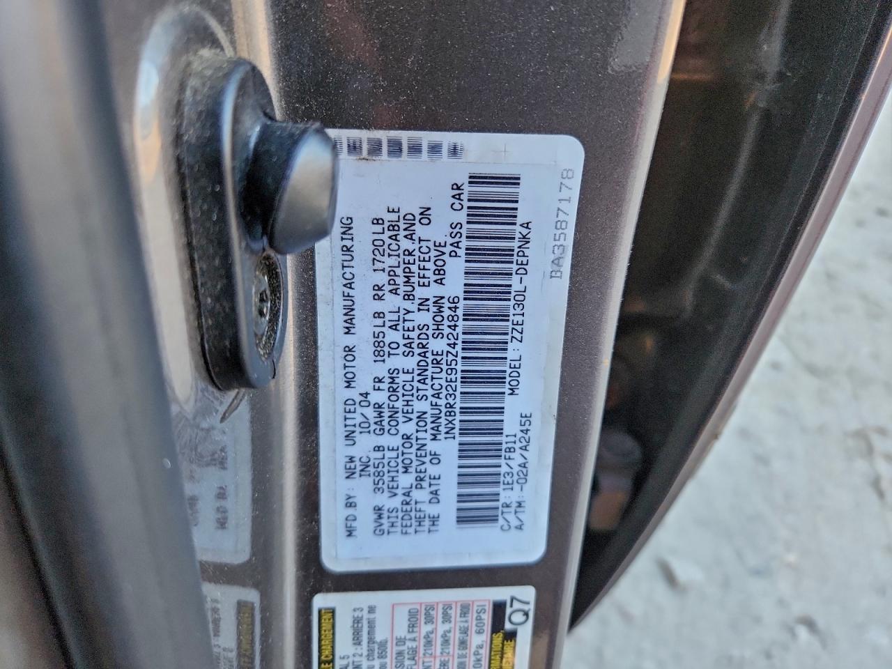 2005 TOYOTA COROLLA CE photo 23