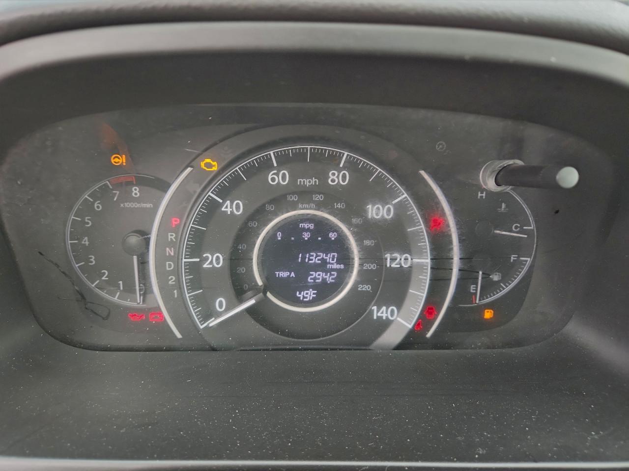 2012 HONDA CR-V EXL photo 17