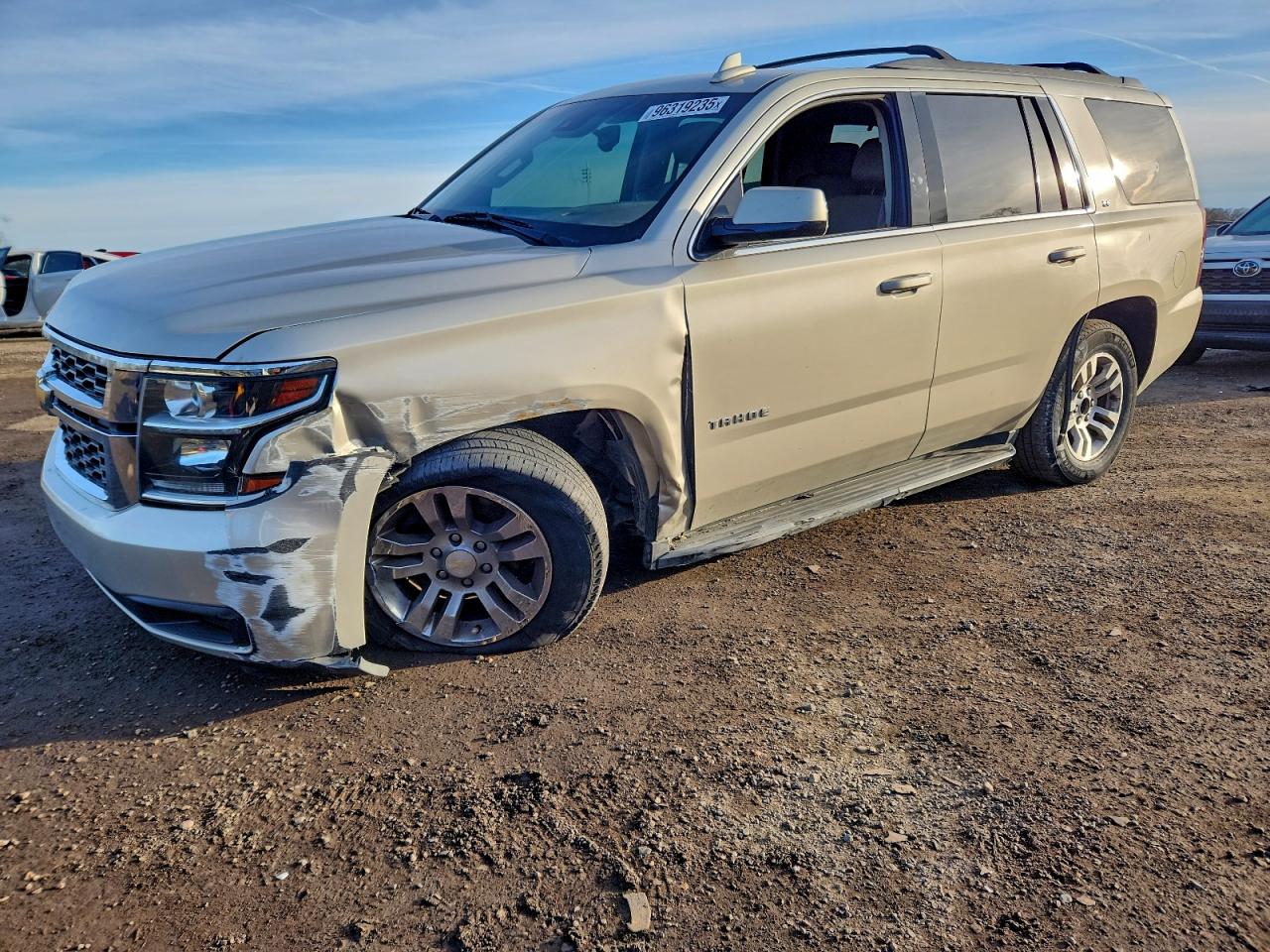 2016 CHEVROLET TAHOE C1500 LT — FRONT END damage — photo 1