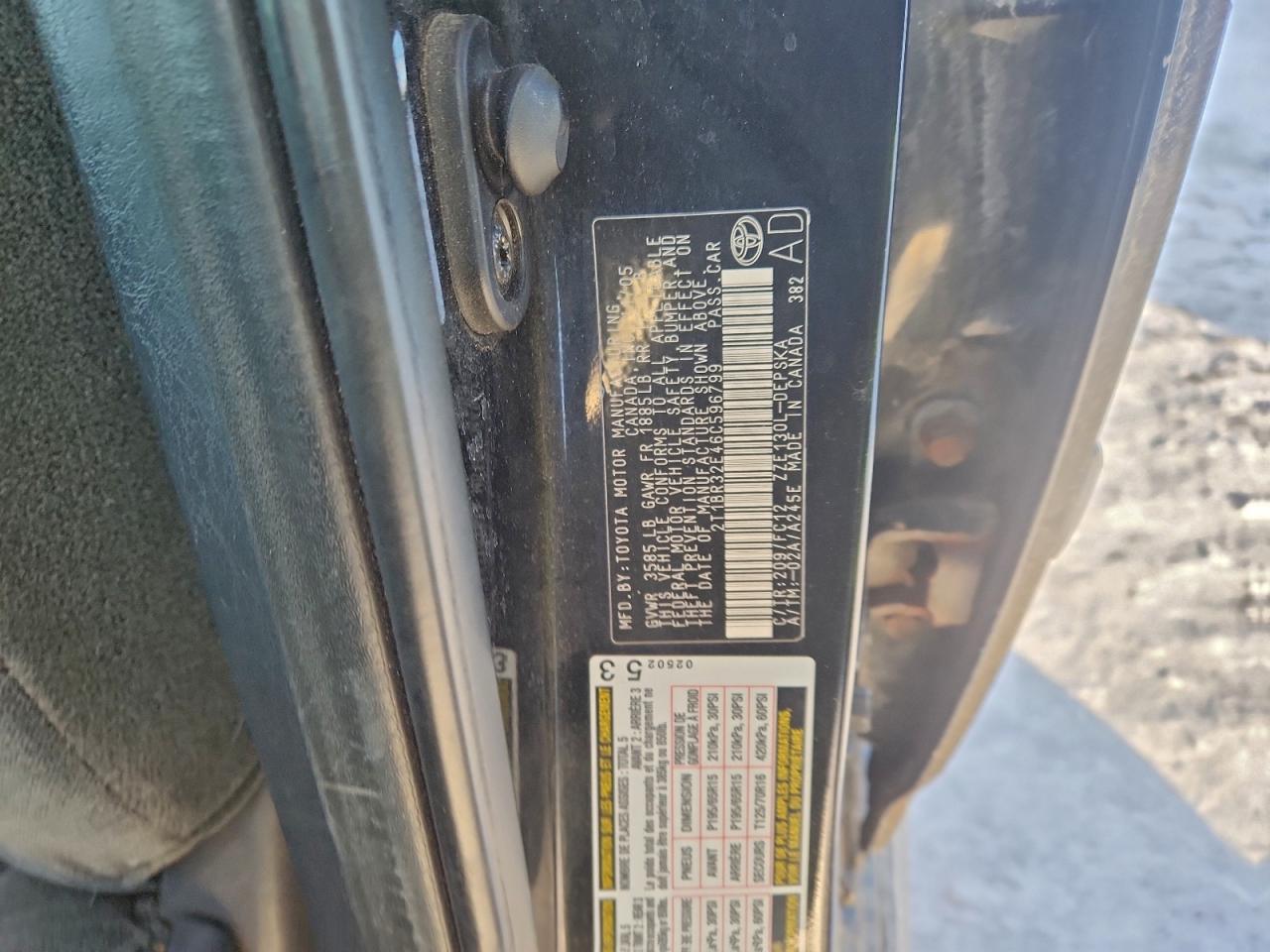 2006 TOYOTA COROLLA CE photo 34