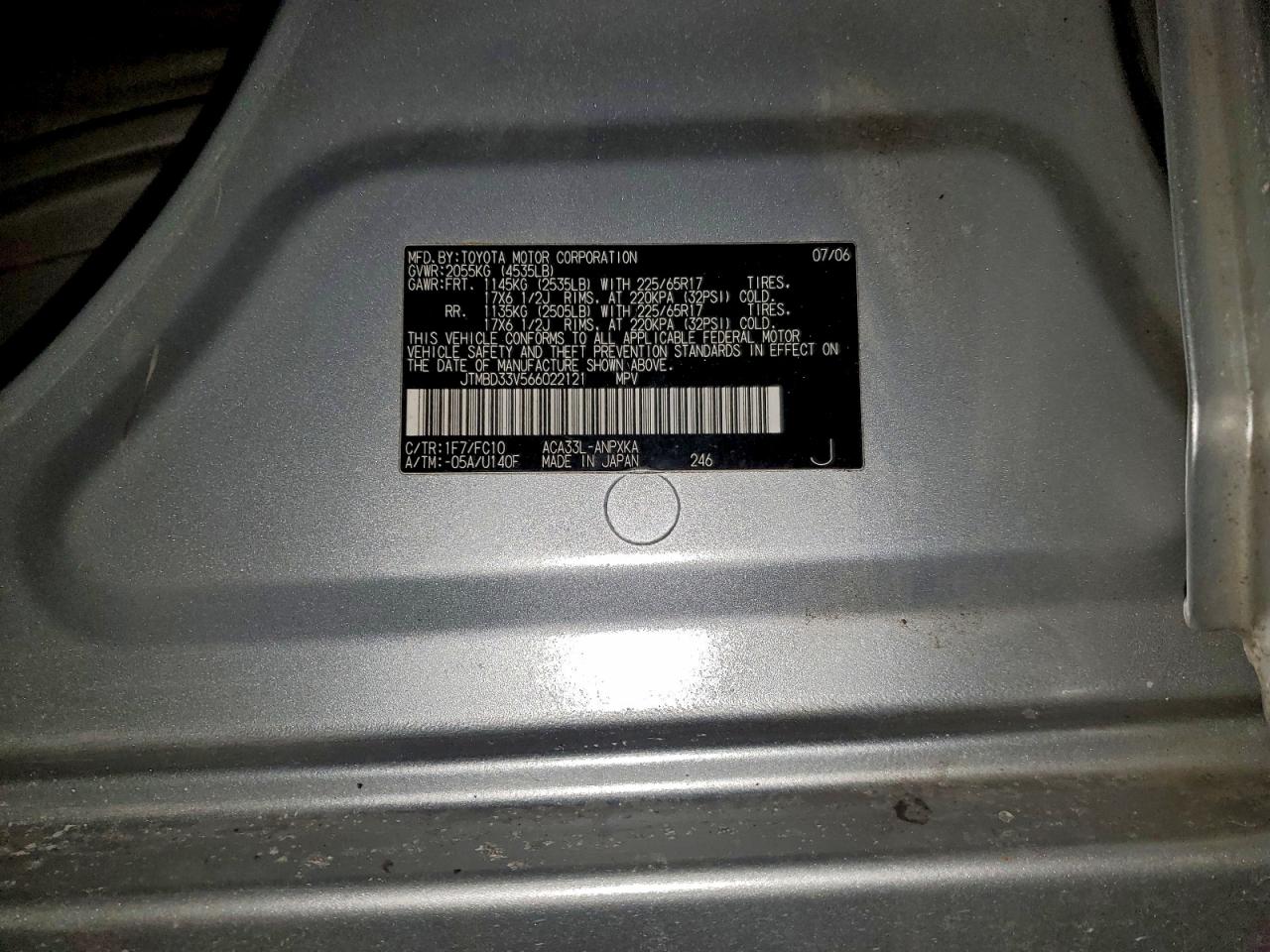 2006 TOYOTA RAV4 photo 13