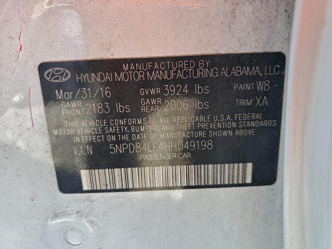 2017 HYUNDAI ELANTRA SE photo 12