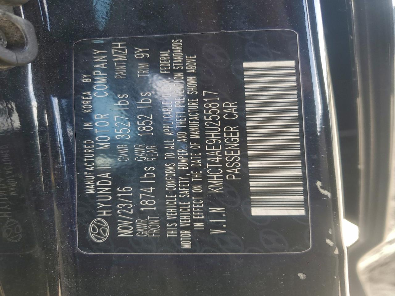 2017 HYUNDAI ACCENT SE photo 13