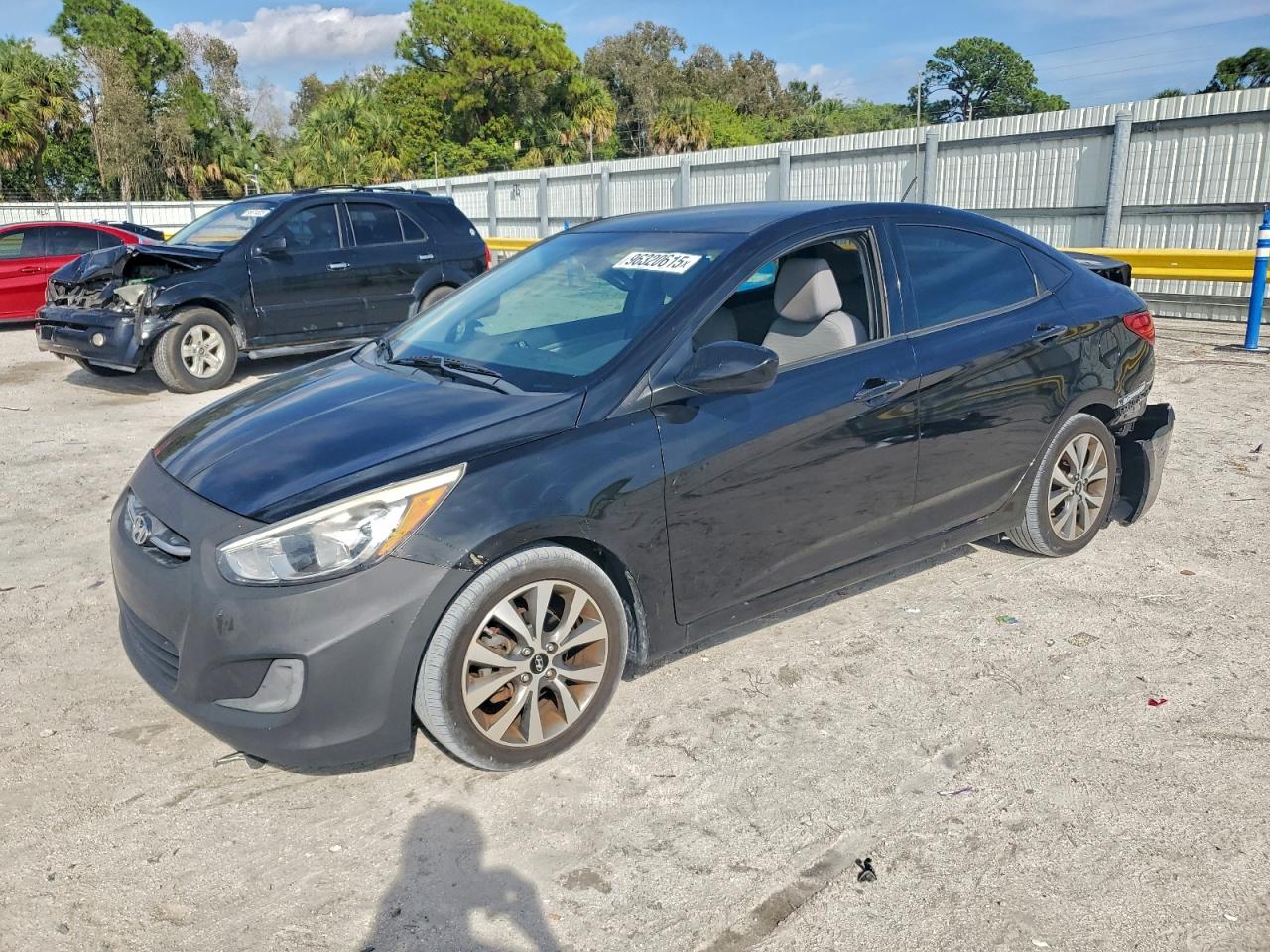 2017 HYUNDAI ACCENT SE — REAR END damage — photo 1