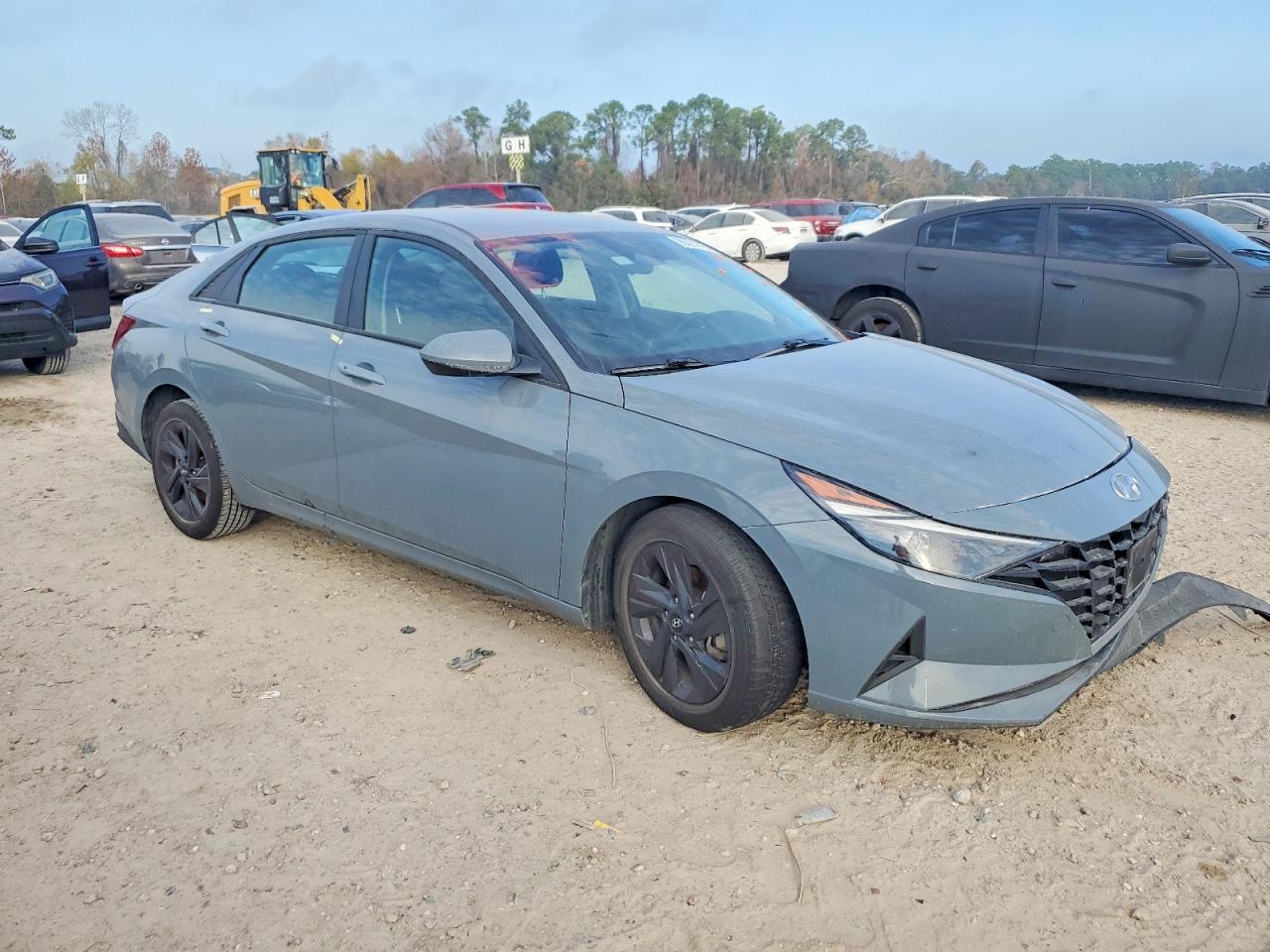 2021 HYUNDAI ELANTRA BLUE photo 4