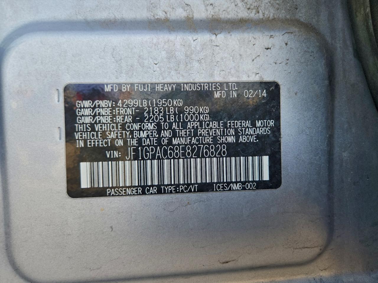 2014 SUBARU IMPREZA PREMIUM photo 11