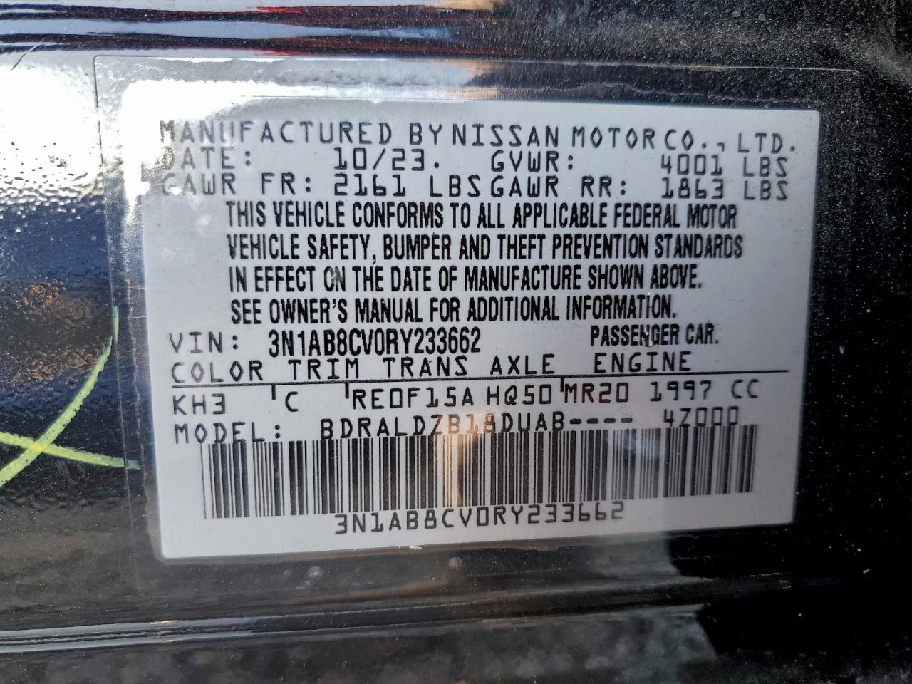 2024 NISSAN SENTRA SV photo 12