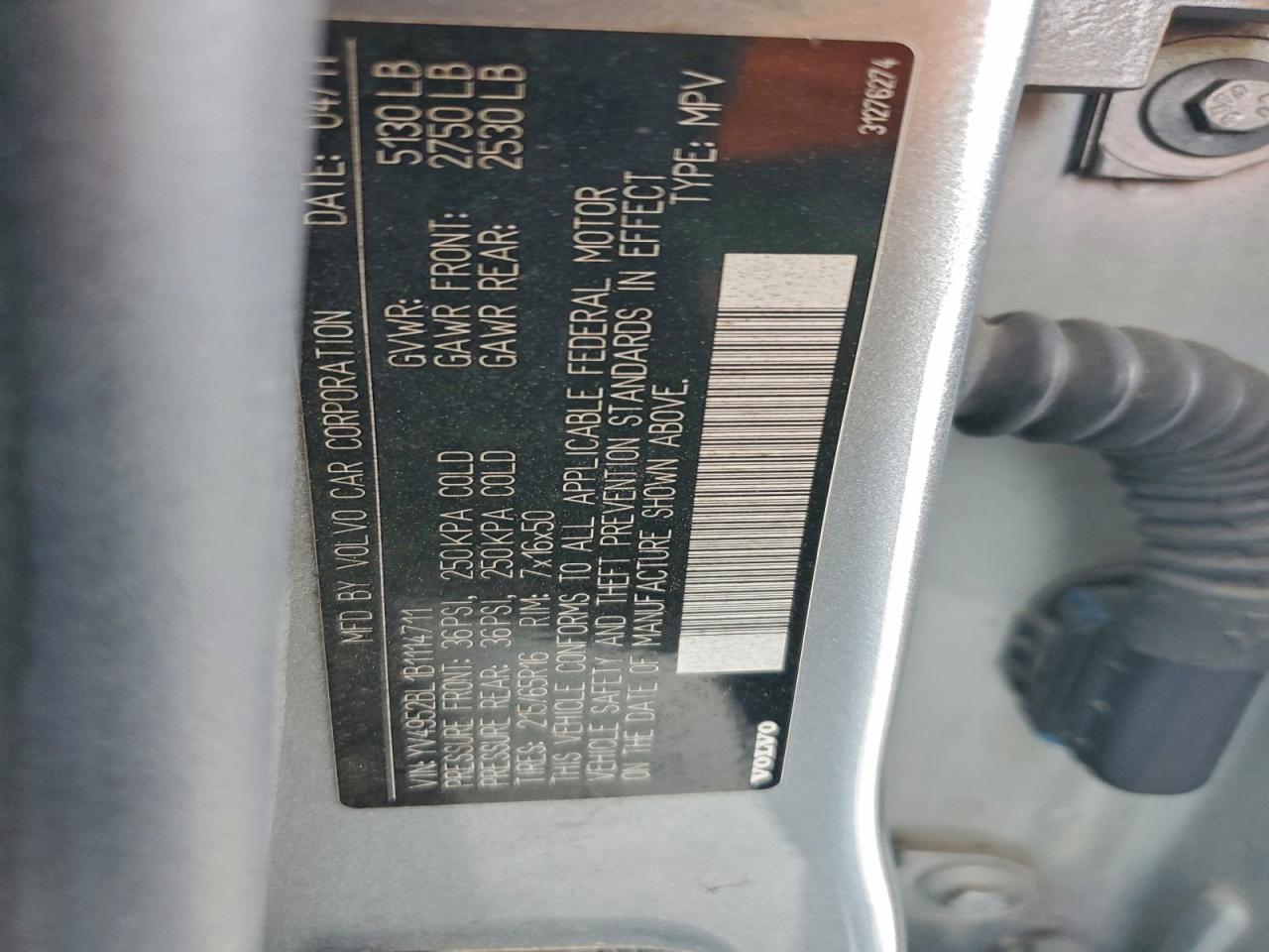2011 VOLVO XC70 3.2 photo 13