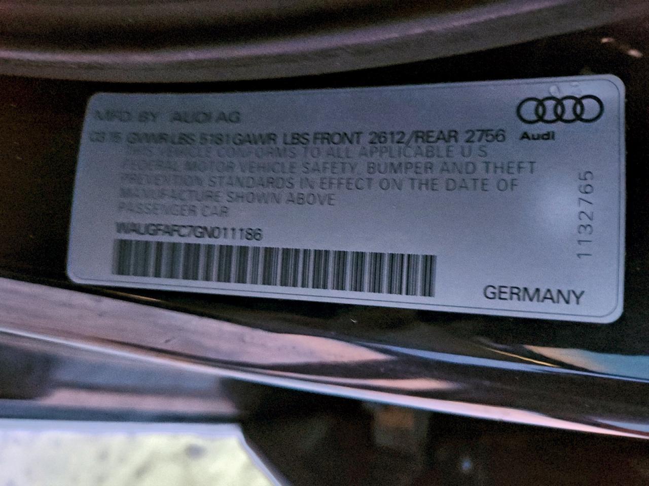 2016 AUDI A6 PREMIUM PLUS photo 12
