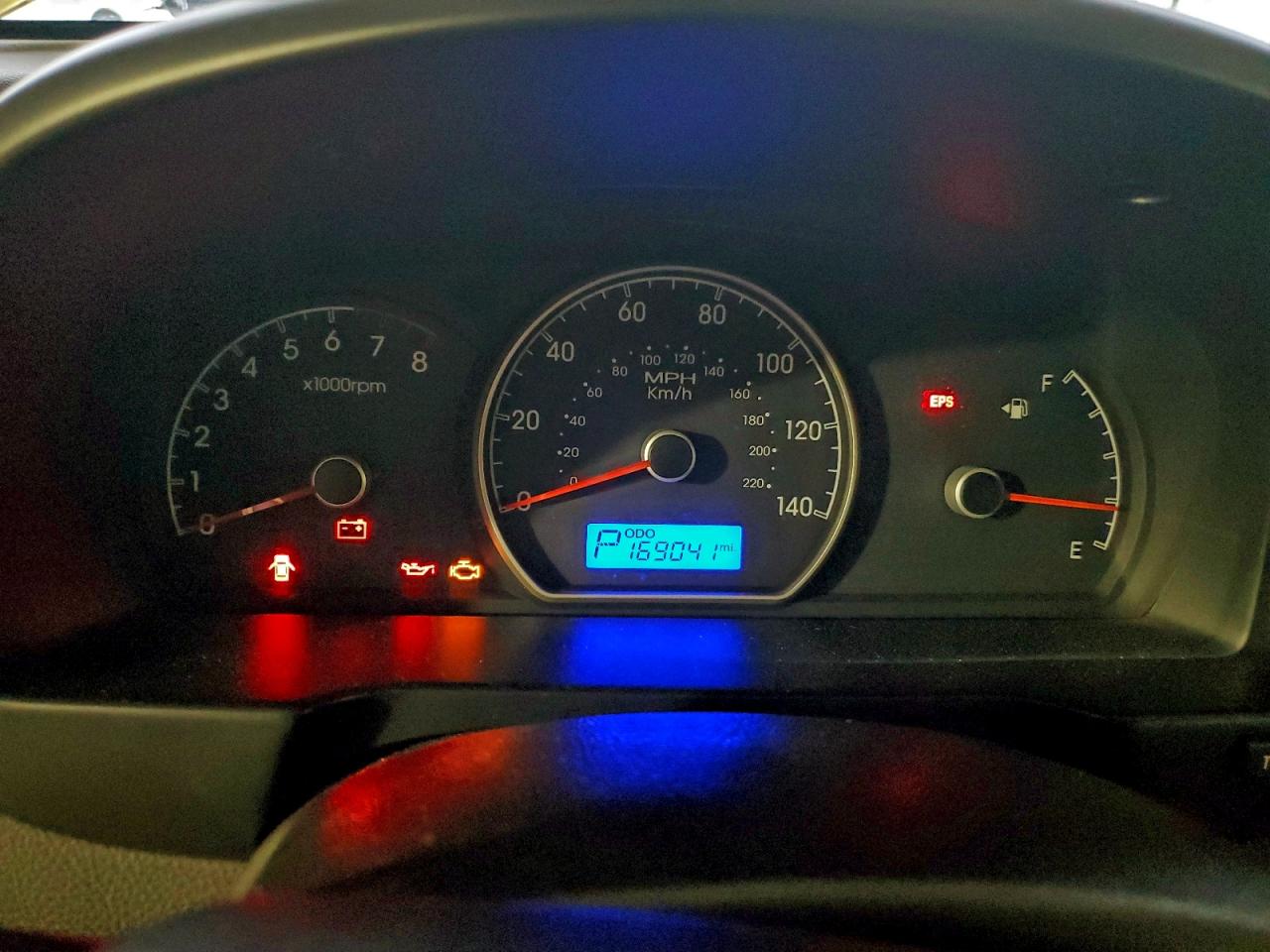 2010 HYUNDAI ELANTRA BLUE photo 9