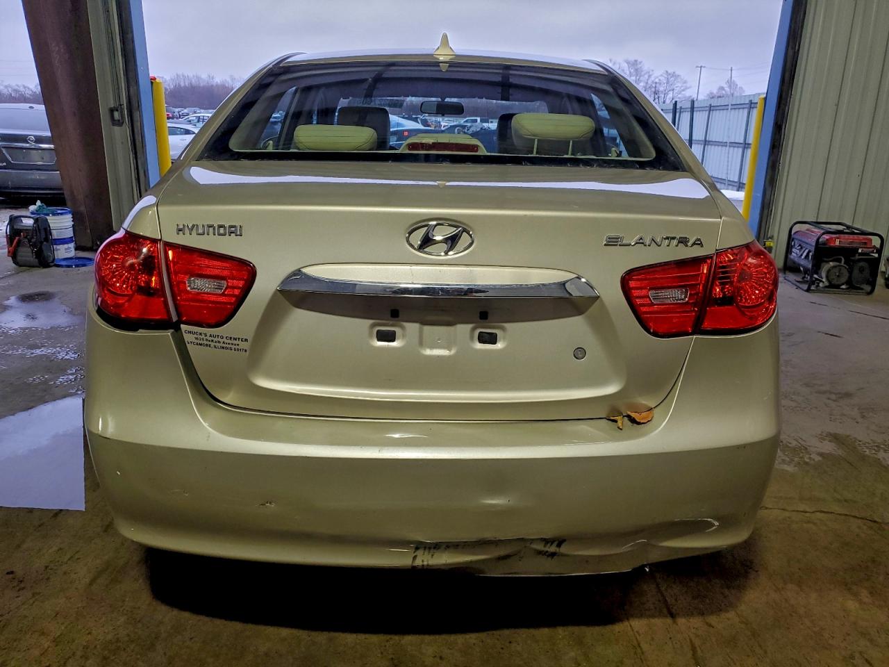 2010 HYUNDAI ELANTRA BLUE photo 6