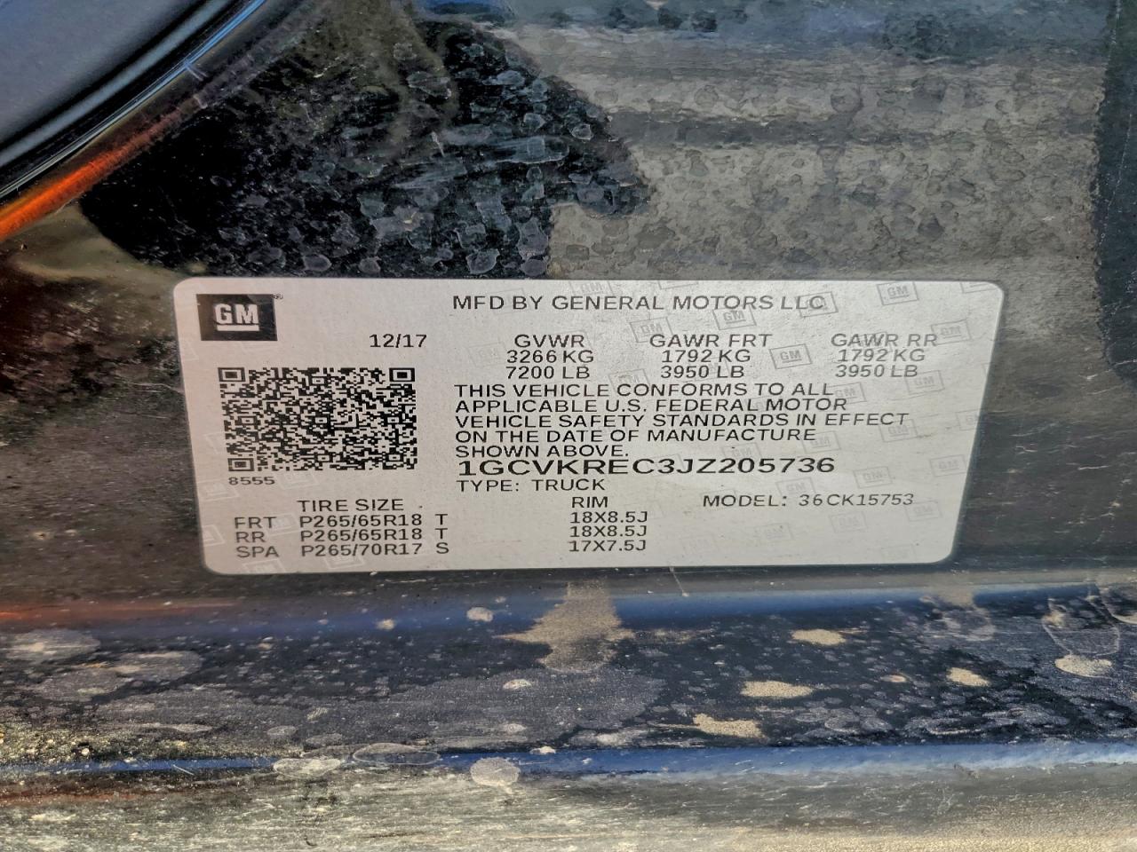 2018 CHEVROLET SILVERADO K1500 LT photo 12