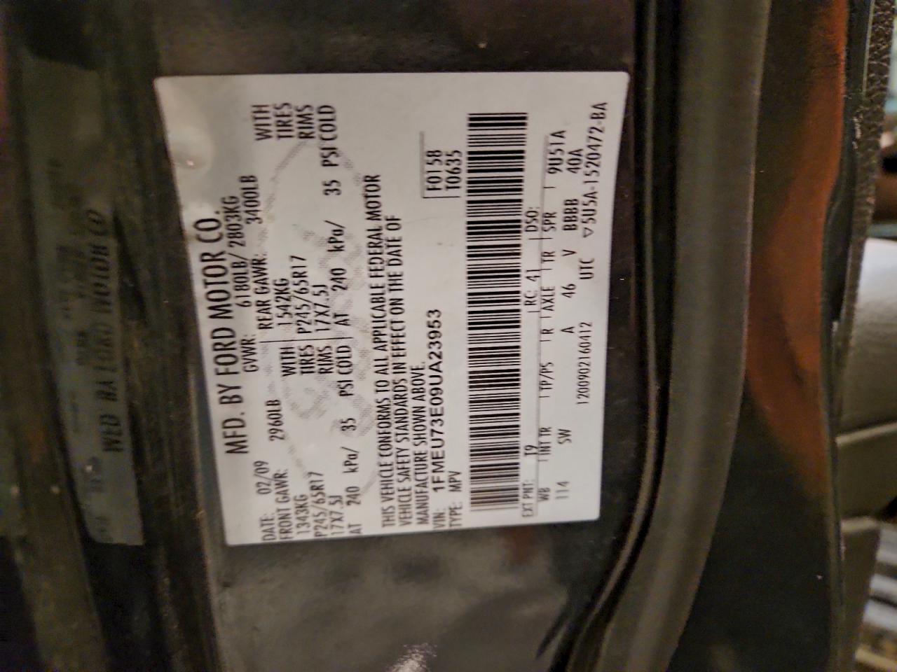 2009 FORD EXPLORER XLT photo 23