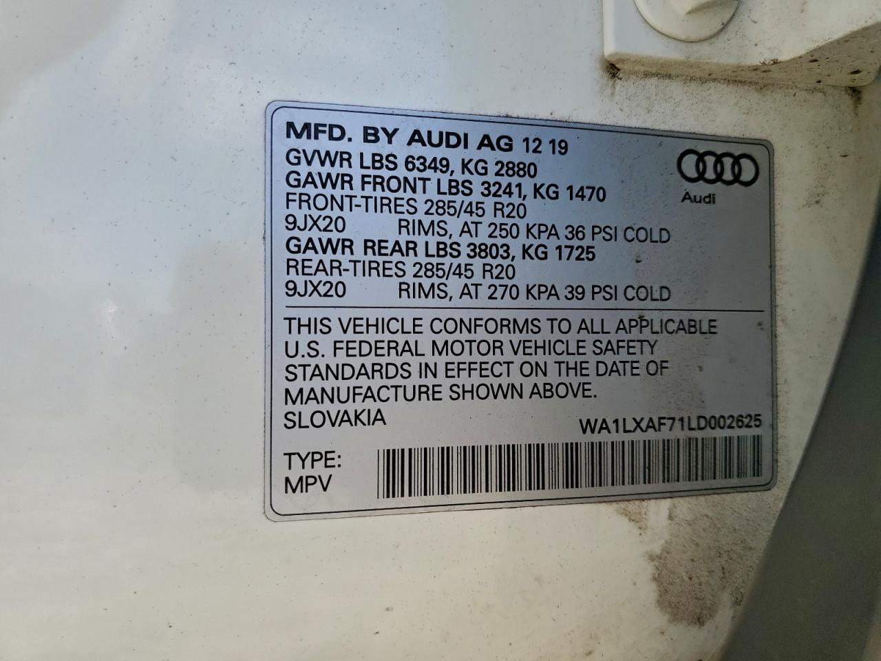 2020 AUDI Q7 PREMIUM PLUS photo 37