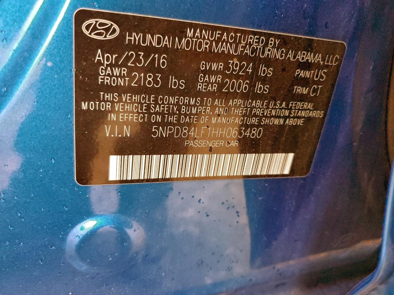 2017 HYUNDAI ELANTRA SE photo 13