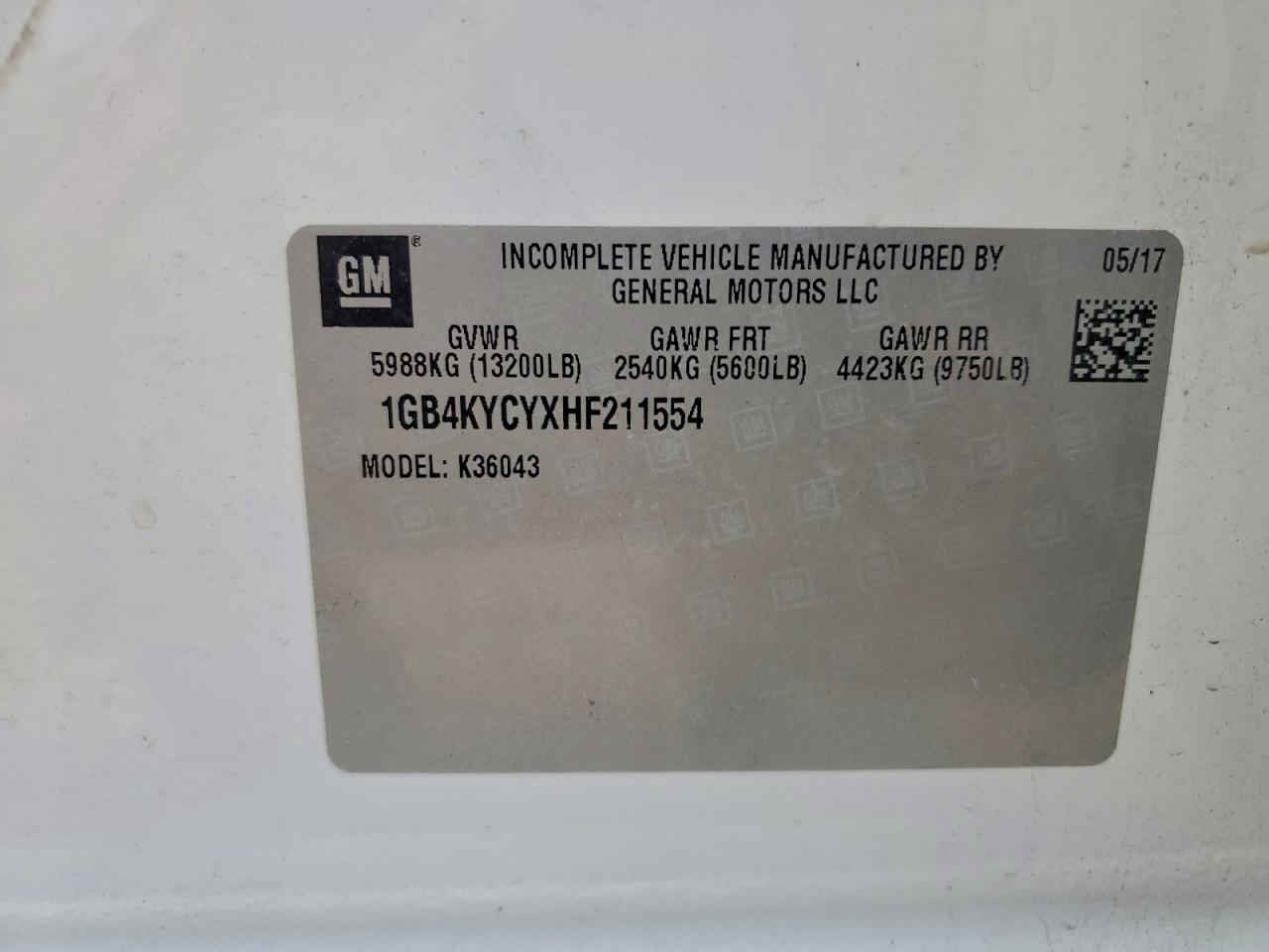 2017 CHEVROLET SILVERADO K3500 photo 12