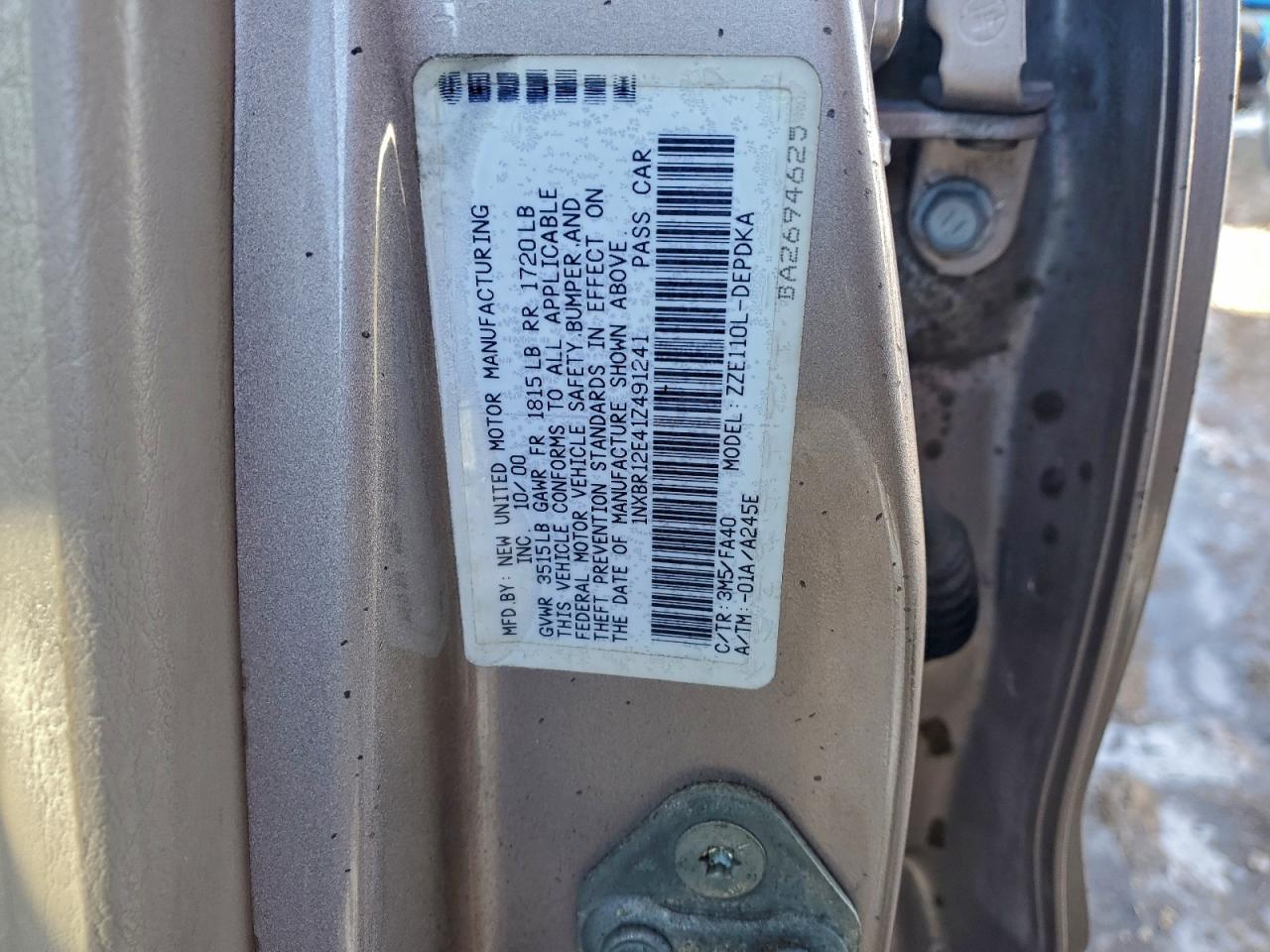 2001 TOYOTA COROLLA CE photo 12